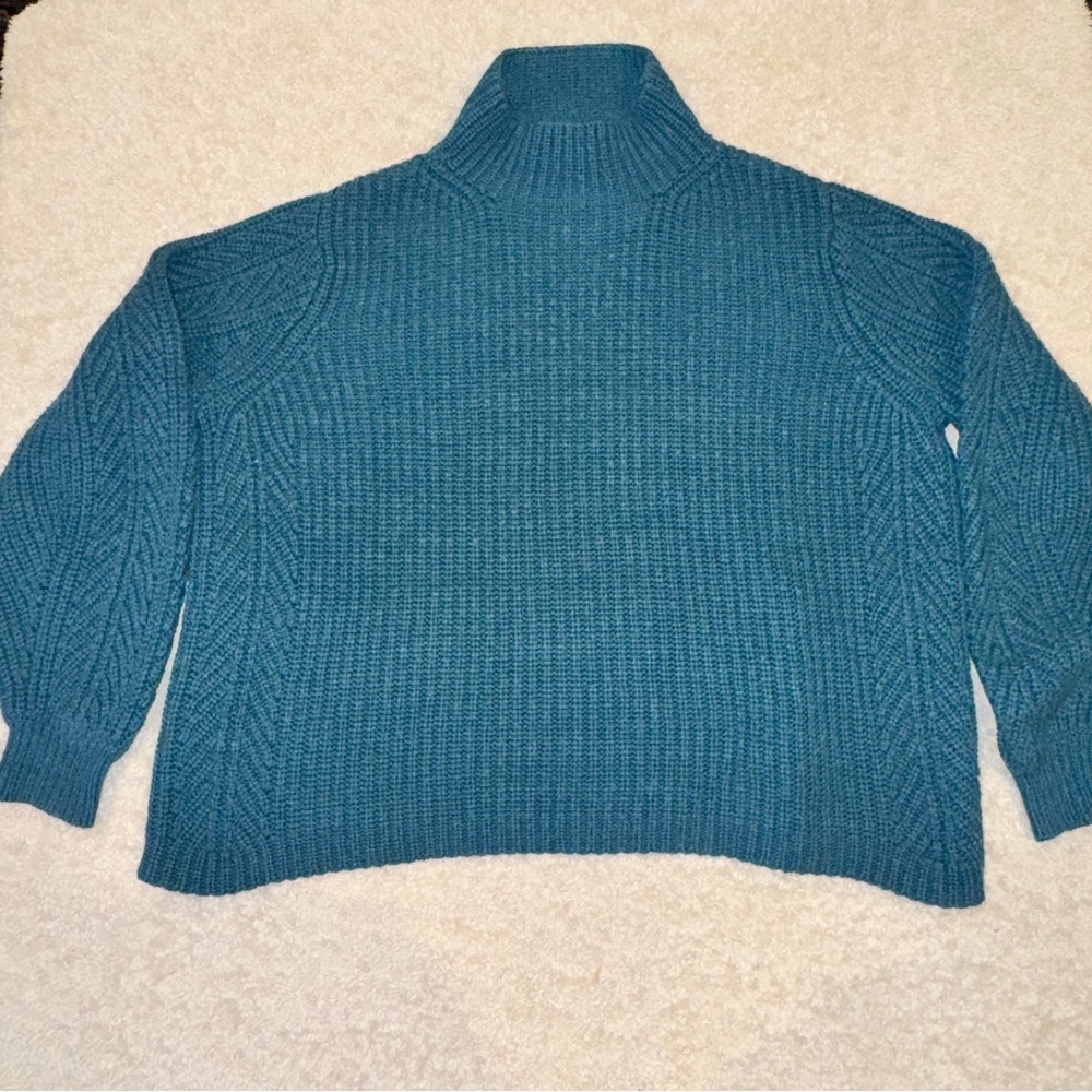 Poetry Teal Women's Sweater Size 16